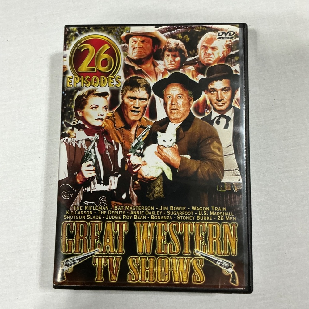 Great Western TV Shows DVD‎ 26 Episodes 5 Double-Sided Discs Bonanza Rifleman